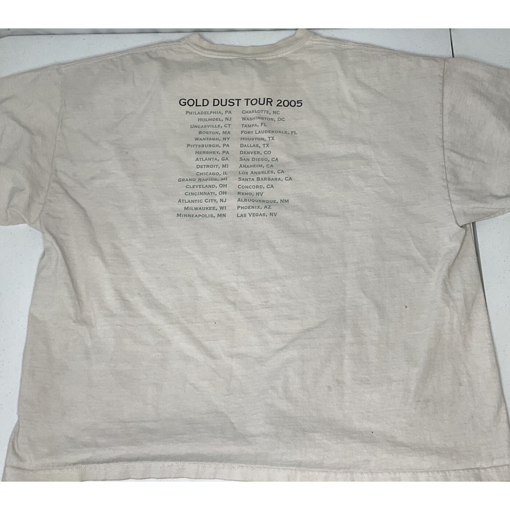 Vintage Stevie Nicks Shirt 2XL Gold Dust Tour 2005 Graphic Tee Concert Y2K - Picture 11 of 13